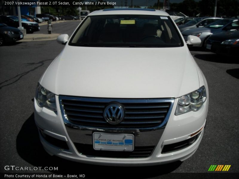 Candy White / Pure Beige 2007 Volkswagen Passat 2.0T Sedan