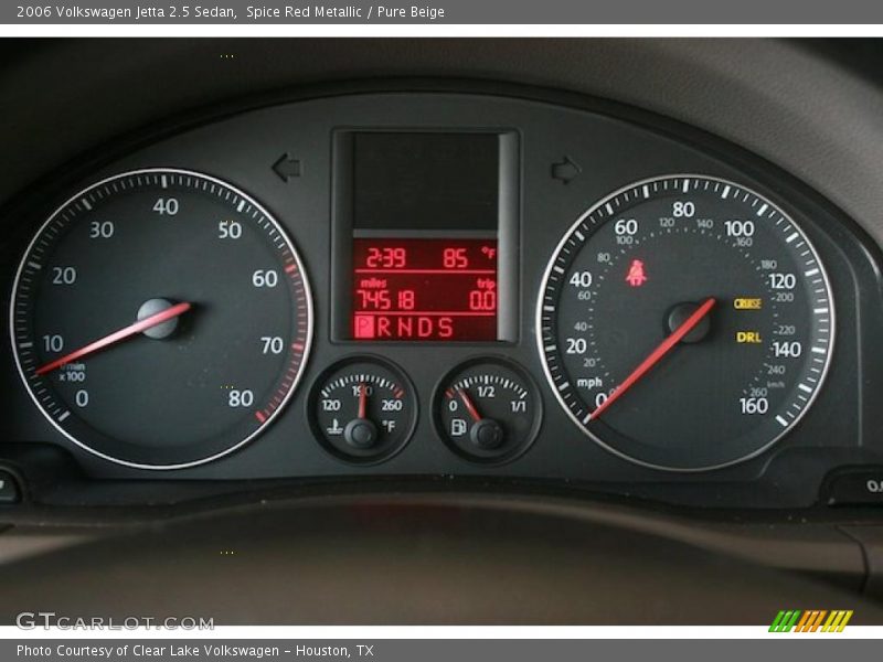 Spice Red Metallic / Pure Beige 2006 Volkswagen Jetta 2.5 Sedan