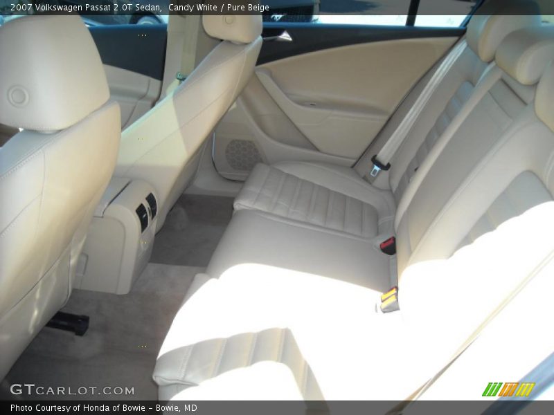 Candy White / Pure Beige 2007 Volkswagen Passat 2.0T Sedan