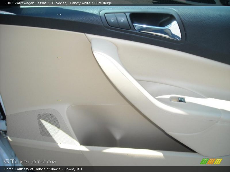 Candy White / Pure Beige 2007 Volkswagen Passat 2.0T Sedan