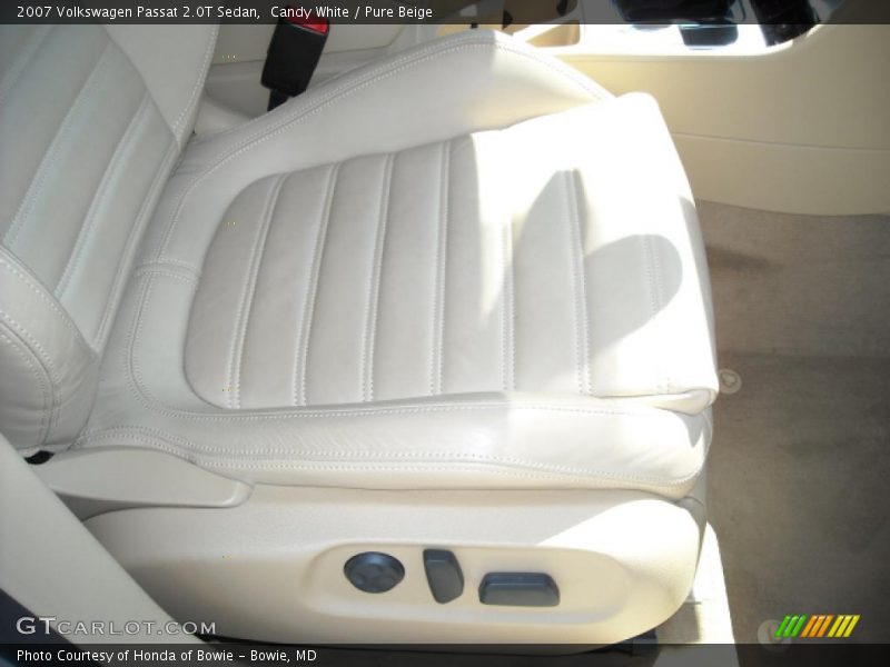 Candy White / Pure Beige 2007 Volkswagen Passat 2.0T Sedan