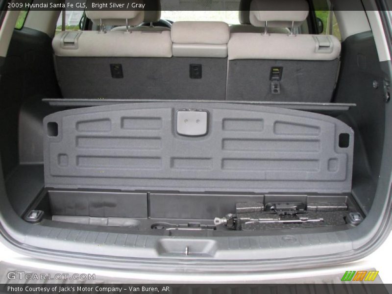 Bright Silver / Gray 2009 Hyundai Santa Fe GLS