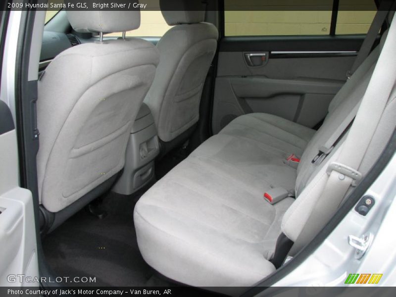 Bright Silver / Gray 2009 Hyundai Santa Fe GLS