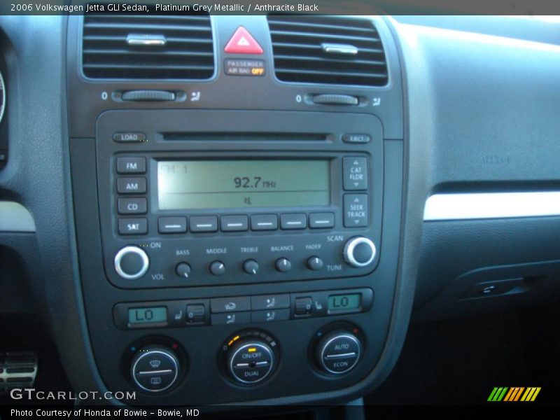 Platinum Grey Metallic / Anthracite Black 2006 Volkswagen Jetta GLI Sedan