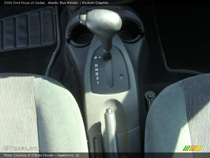 Atlantic Blue Metallic / Medium Graphite 2000 Ford Focus LX Sedan