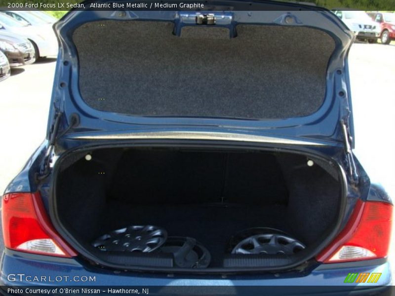 Atlantic Blue Metallic / Medium Graphite 2000 Ford Focus LX Sedan