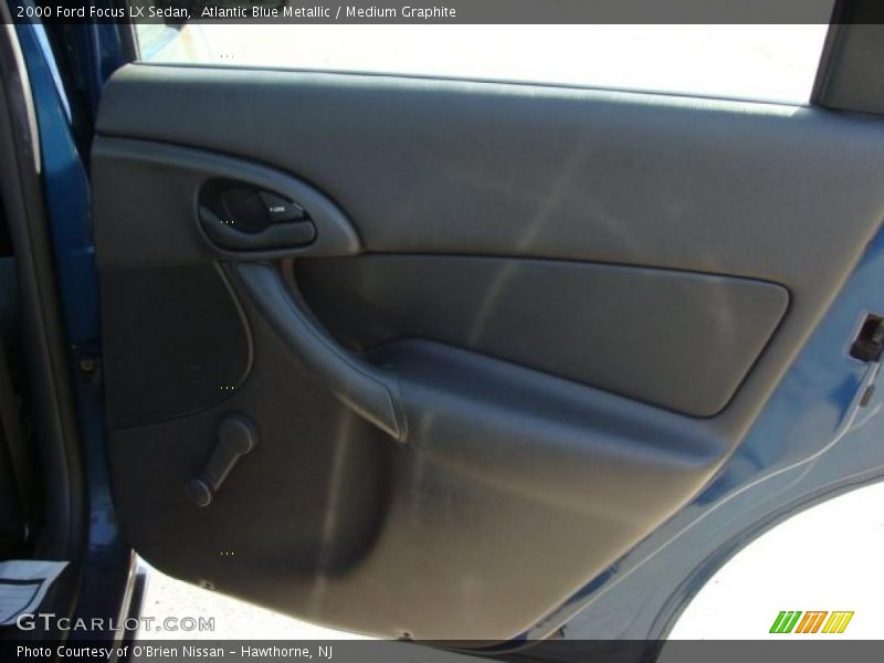Atlantic Blue Metallic / Medium Graphite 2000 Ford Focus LX Sedan
