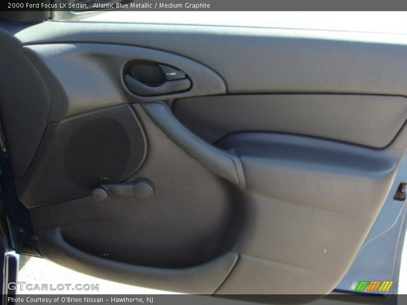 Atlantic Blue Metallic / Medium Graphite 2000 Ford Focus LX Sedan