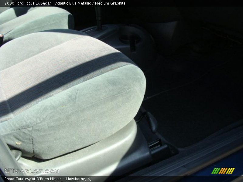 Atlantic Blue Metallic / Medium Graphite 2000 Ford Focus LX Sedan
