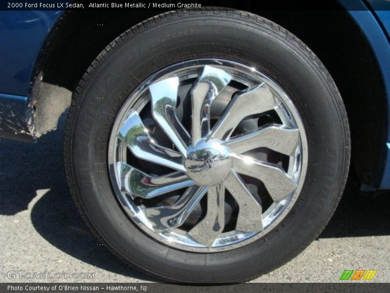 Atlantic Blue Metallic / Medium Graphite 2000 Ford Focus LX Sedan