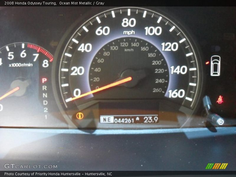 Ocean Mist Metallic / Gray 2008 Honda Odyssey Touring