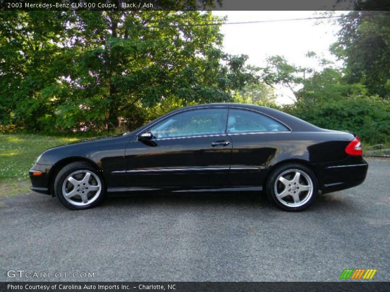 Black / Ash 2003 Mercedes-Benz CLK 500 Coupe