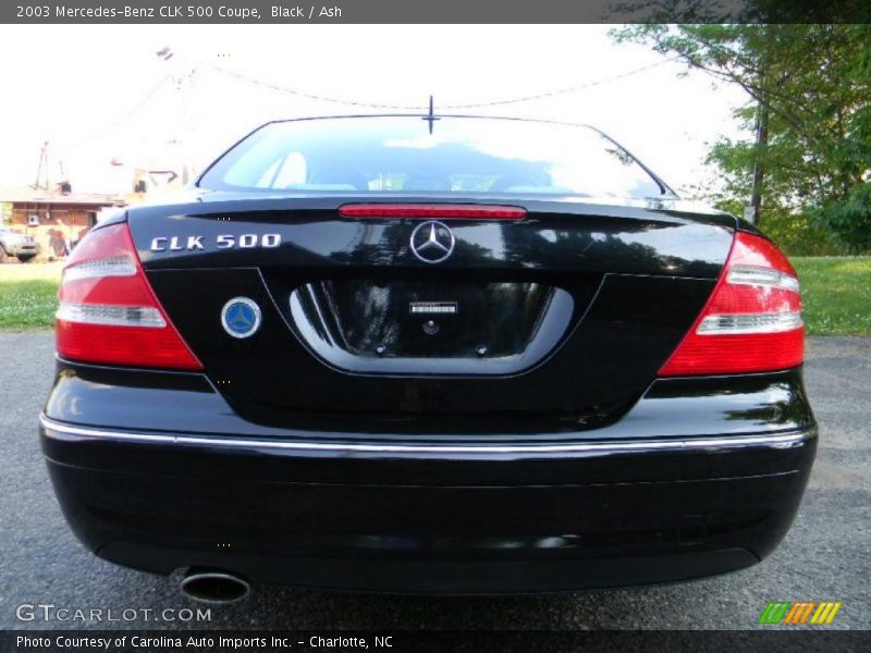 Black / Ash 2003 Mercedes-Benz CLK 500 Coupe