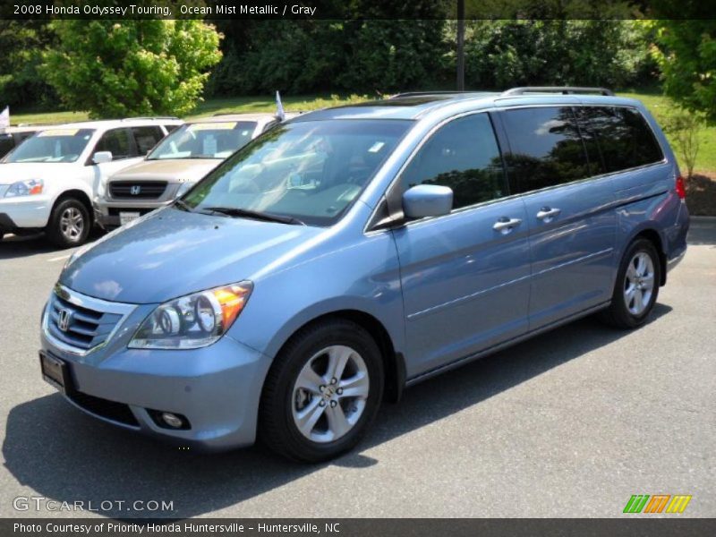 Ocean Mist Metallic / Gray 2008 Honda Odyssey Touring