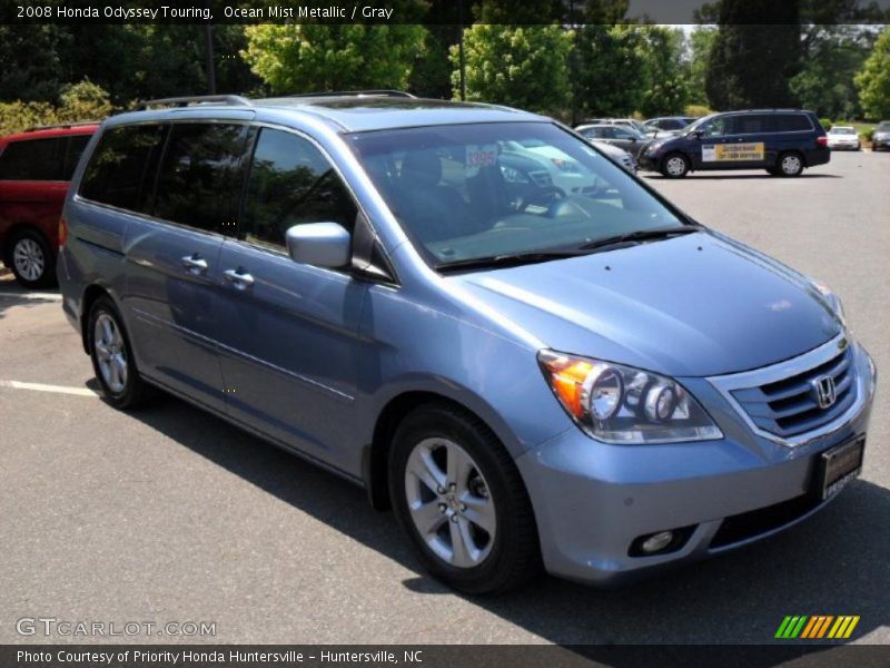 Ocean Mist Metallic / Gray 2008 Honda Odyssey Touring