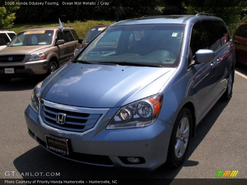 Ocean Mist Metallic / Gray 2008 Honda Odyssey Touring