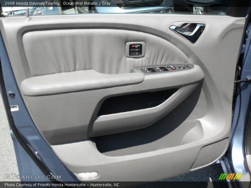 Ocean Mist Metallic / Gray 2008 Honda Odyssey Touring