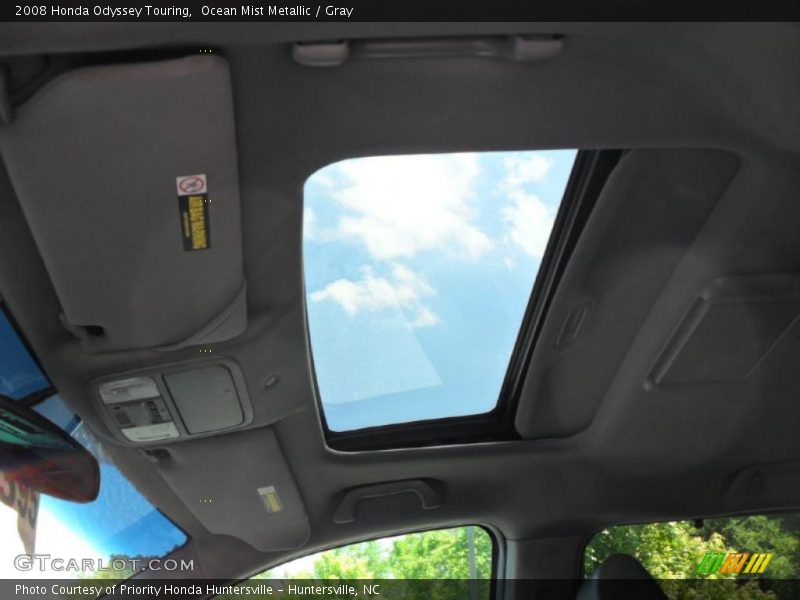 Ocean Mist Metallic / Gray 2008 Honda Odyssey Touring