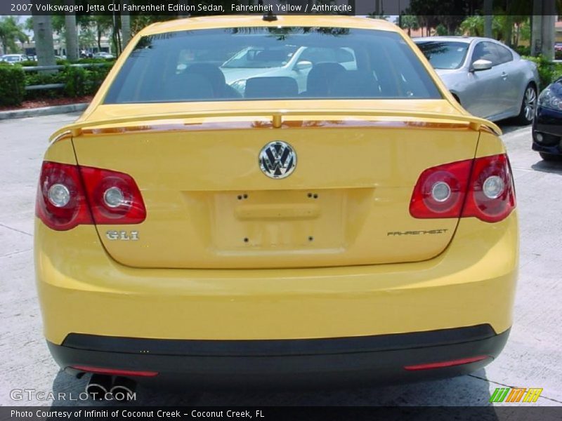 Fahrenheit Yellow / Anthracite 2007 Volkswagen Jetta GLI Fahrenheit Edition Sedan