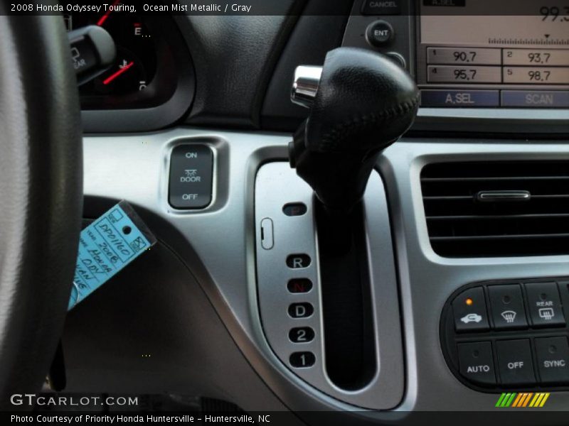 Ocean Mist Metallic / Gray 2008 Honda Odyssey Touring