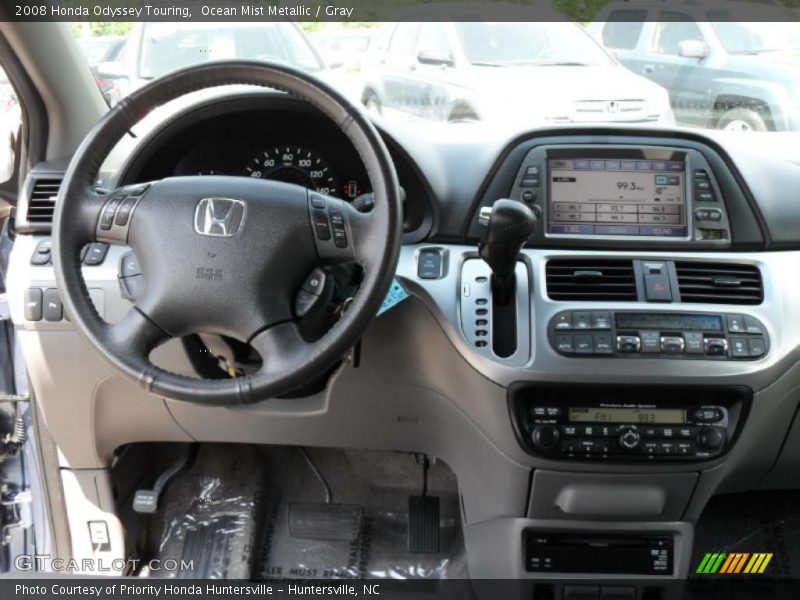 Ocean Mist Metallic / Gray 2008 Honda Odyssey Touring