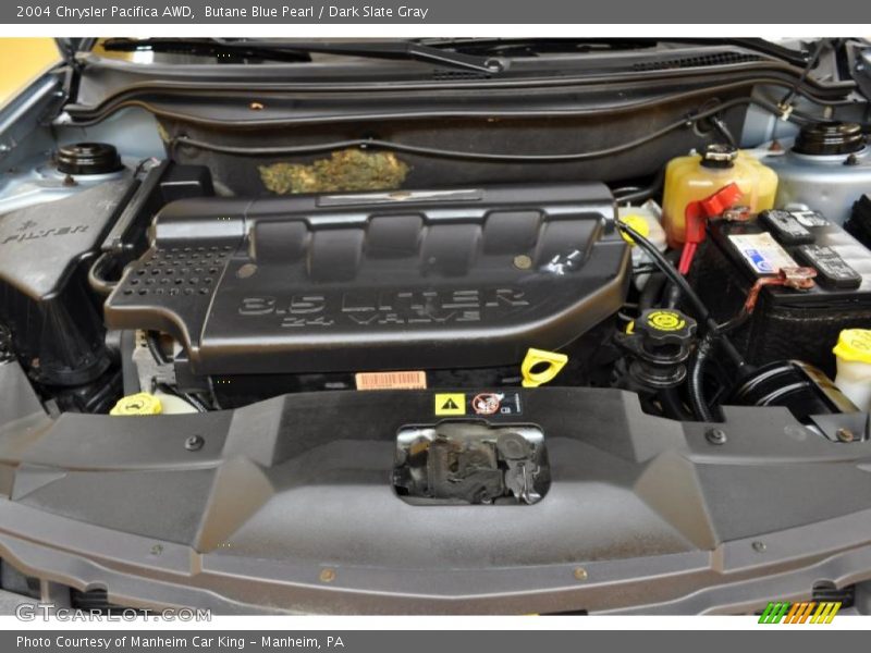 Butane Blue Pearl / Dark Slate Gray 2004 Chrysler Pacifica AWD