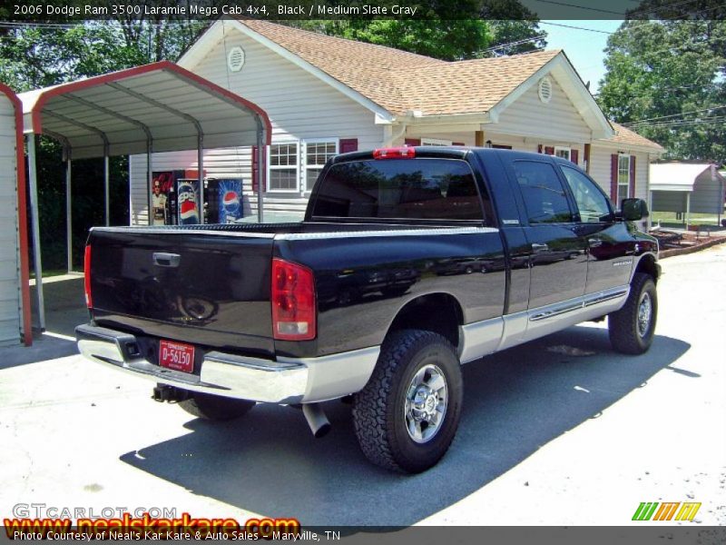 Black / Medium Slate Gray 2006 Dodge Ram 3500 Laramie Mega Cab 4x4