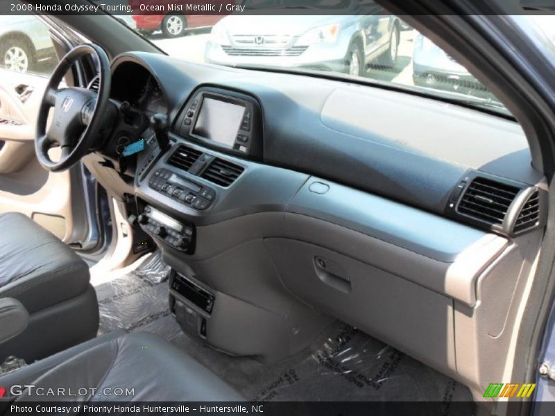 Ocean Mist Metallic / Gray 2008 Honda Odyssey Touring