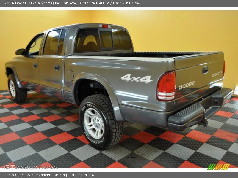 Graphite Metallic / Dark Slate Gray 2004 Dodge Dakota Sport Quad Cab 4x4