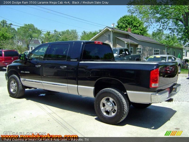 Black / Medium Slate Gray 2006 Dodge Ram 3500 Laramie Mega Cab 4x4