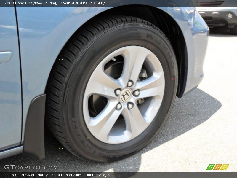 Ocean Mist Metallic / Gray 2008 Honda Odyssey Touring