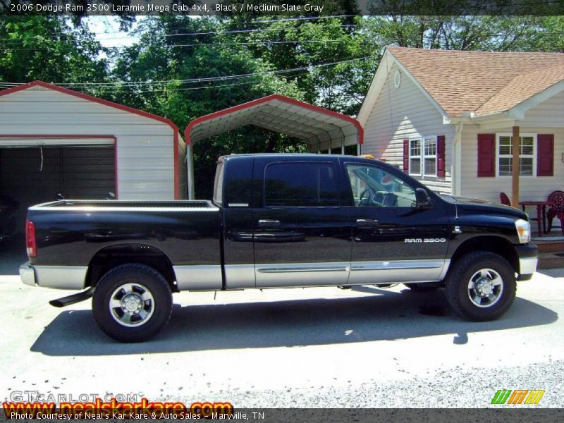 Black / Medium Slate Gray 2006 Dodge Ram 3500 Laramie Mega Cab 4x4