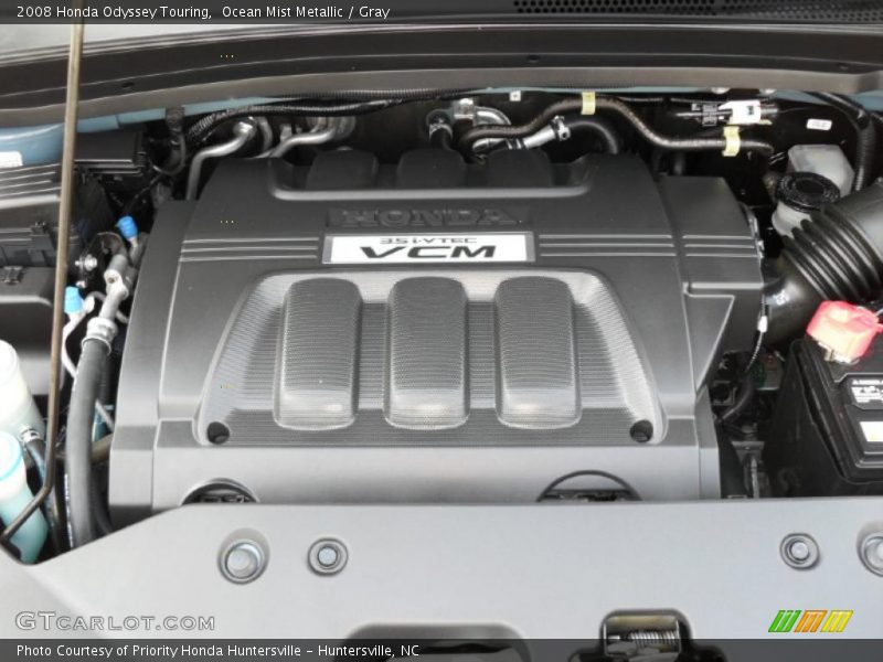 Ocean Mist Metallic / Gray 2008 Honda Odyssey Touring