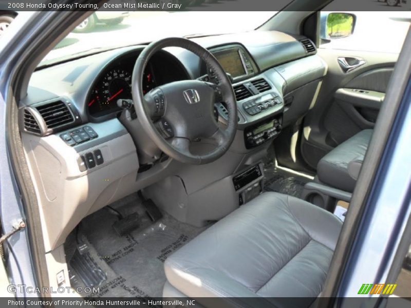 Ocean Mist Metallic / Gray 2008 Honda Odyssey Touring