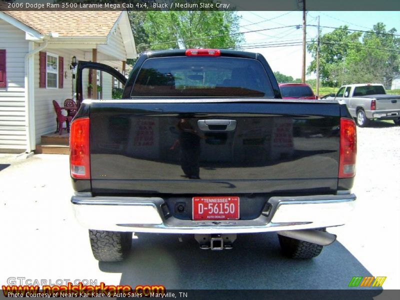 Black / Medium Slate Gray 2006 Dodge Ram 3500 Laramie Mega Cab 4x4