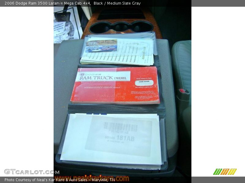 Black / Medium Slate Gray 2006 Dodge Ram 3500 Laramie Mega Cab 4x4