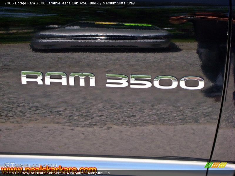 Black / Medium Slate Gray 2006 Dodge Ram 3500 Laramie Mega Cab 4x4
