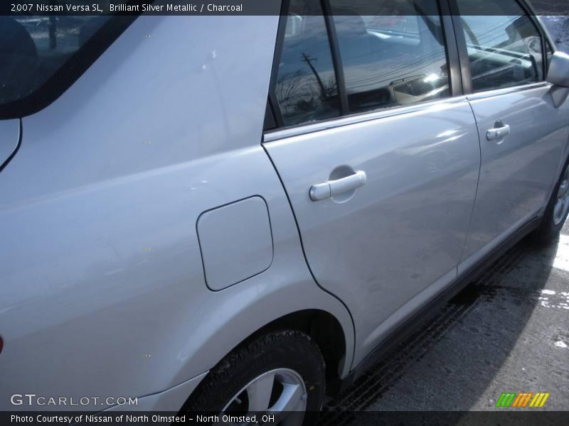 Brilliant Silver Metallic / Charcoal 2007 Nissan Versa SL