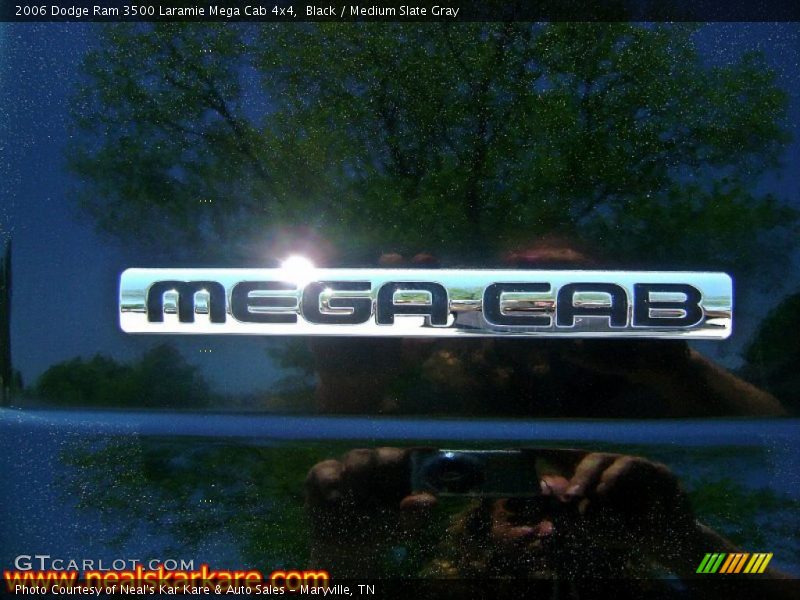 Black / Medium Slate Gray 2006 Dodge Ram 3500 Laramie Mega Cab 4x4
