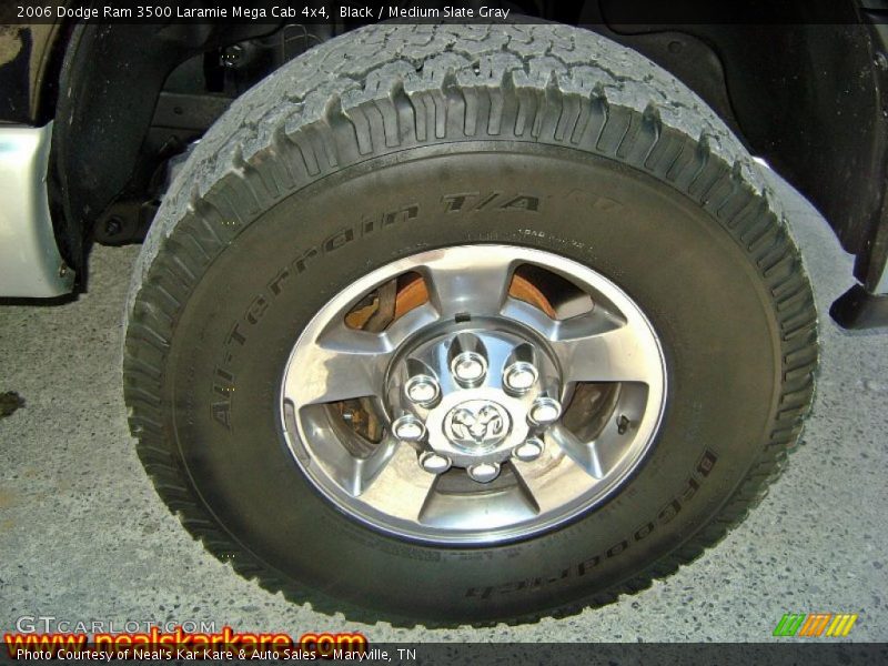 Black / Medium Slate Gray 2006 Dodge Ram 3500 Laramie Mega Cab 4x4