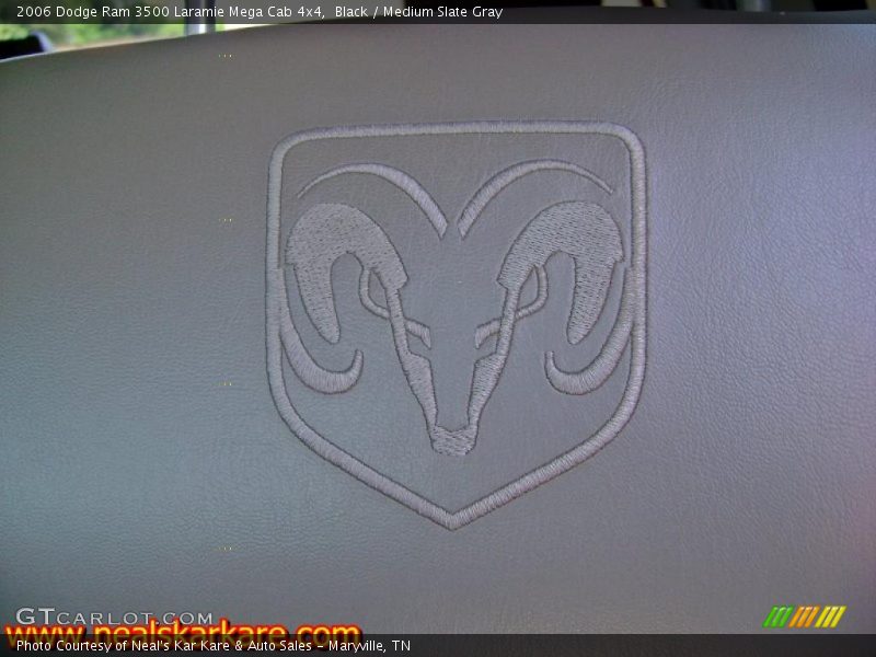 Black / Medium Slate Gray 2006 Dodge Ram 3500 Laramie Mega Cab 4x4
