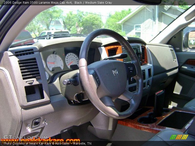 Black / Medium Slate Gray 2006 Dodge Ram 3500 Laramie Mega Cab 4x4