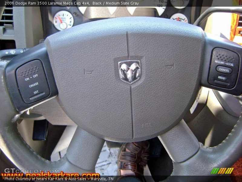 Black / Medium Slate Gray 2006 Dodge Ram 3500 Laramie Mega Cab 4x4