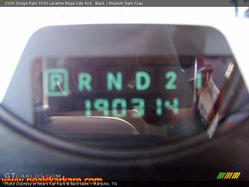 Black / Medium Slate Gray 2006 Dodge Ram 3500 Laramie Mega Cab 4x4