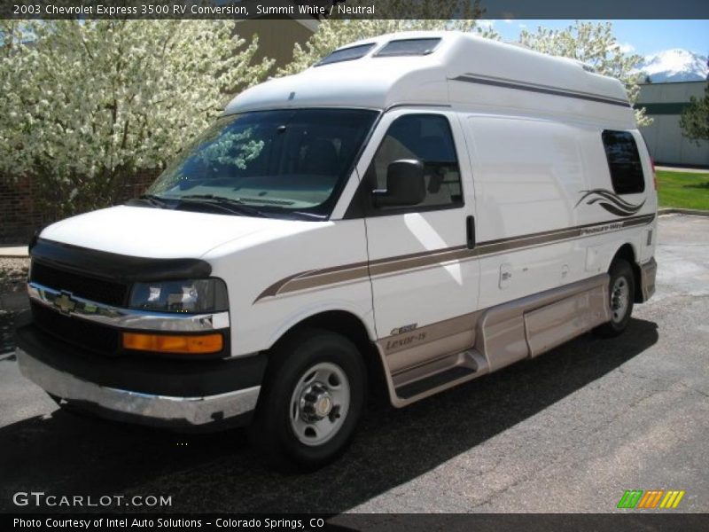 Summit White / Neutral 2003 Chevrolet Express 3500 RV Conversion