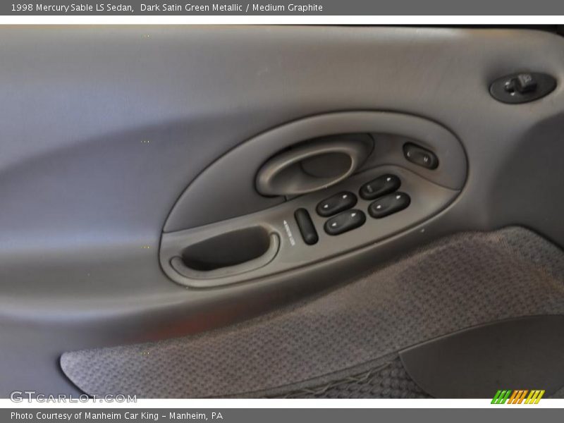 Dark Satin Green Metallic / Medium Graphite 1998 Mercury Sable LS Sedan