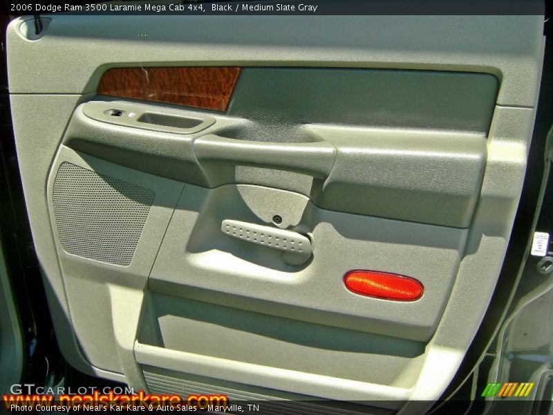 Black / Medium Slate Gray 2006 Dodge Ram 3500 Laramie Mega Cab 4x4