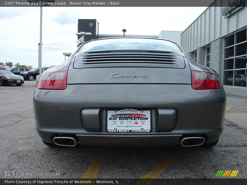 Meteor Grey Metallic / Black 2007 Porsche 911 Carrera Coupe