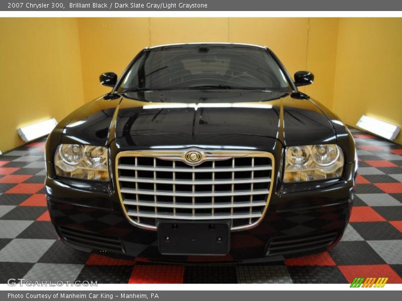 Brilliant Black / Dark Slate Gray/Light Graystone 2007 Chrysler 300