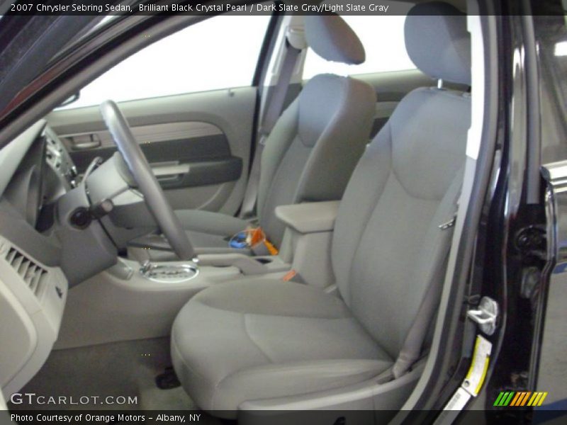 Brilliant Black Crystal Pearl / Dark Slate Gray/Light Slate Gray 2007 Chrysler Sebring Sedan